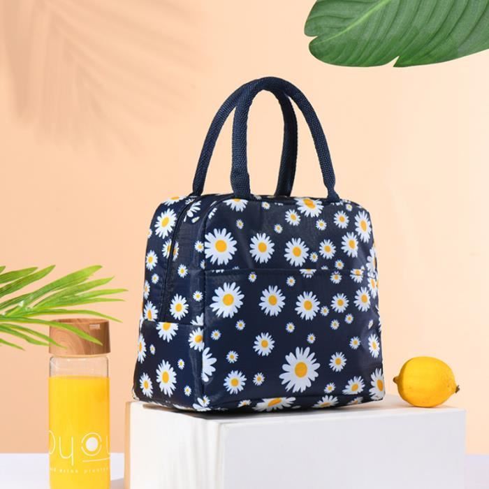 Sac Isotherme Repas Femme, Sac Lunch Isotherme Bureau, Lunch Bag  Imperméable à 2 Compartiments pour L'école et le Travail, - Cdiscount Maison