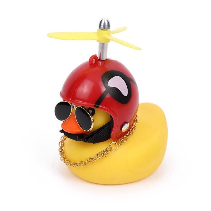 Sonnette Avec Lumière Sonnette Vélo Canard Gukasxi - Klaxon Rigolo Avec Casque Et Hélice, Jaune, Pour Enfants Accessoire Vélo Rigolo Sonnette Avec Lumière Sonnette Vélo Canard Gukasxi - Klaxon Rigolo Avec Casque Et Hélice, Jaune, Pour Enfants Accessoire Vélo Rigolo