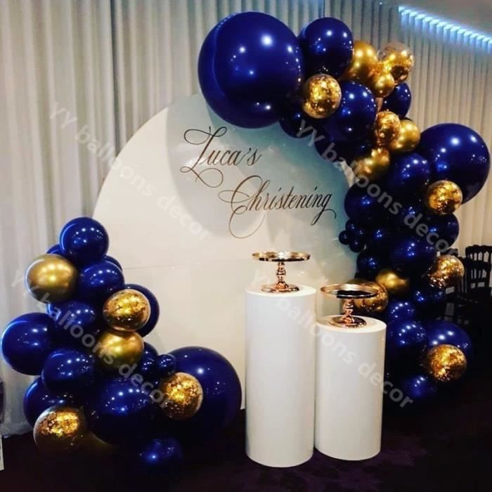 Objets décoratifs,81 pièces ballon guirlande arche bleu marine