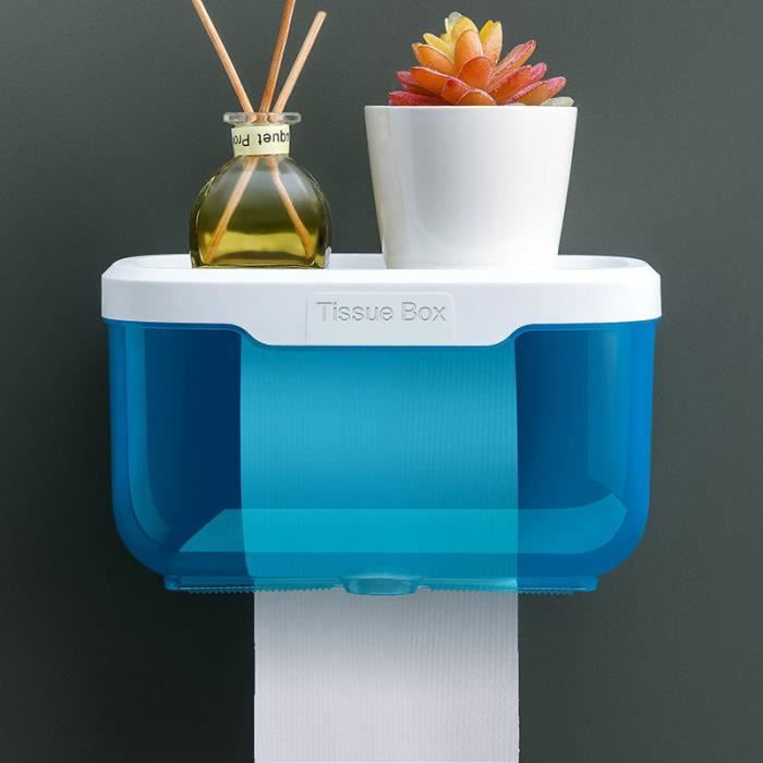 Panier De Rangement Étanché Pour Papier Toilette Avec Couvercle - Stockage 9 à 12 Rouleaux Salle De Bain