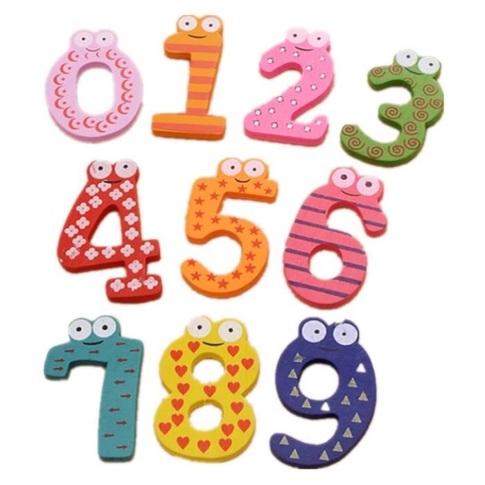 Lot De 26 Lettres Magnétiques En Bois - Alphabet Complet A à Z - Pour Frigo, Tableau Blanc - Jouet éducatif Pour Enfants - Cadeau D'apprentissage - 9