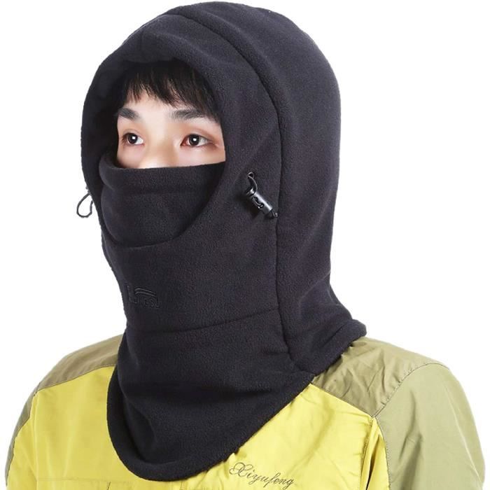 Cagoule Enfant Polaire - Cache Cou, Oreilles, Visage - Pour Ski, Vélo, Randonnée Hiver - Léger, Chaud, Respirant - 9