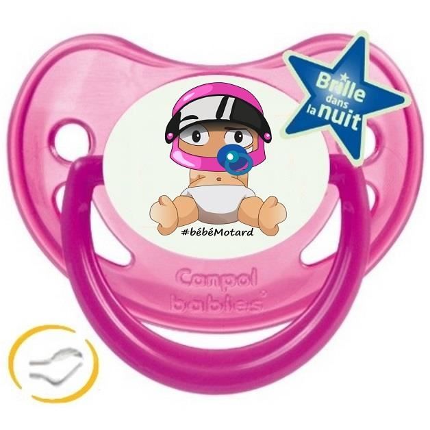 Sucette Bebe Motard Rose 6 A 36 Mois Cdiscount Puericulture Eveil Bebe