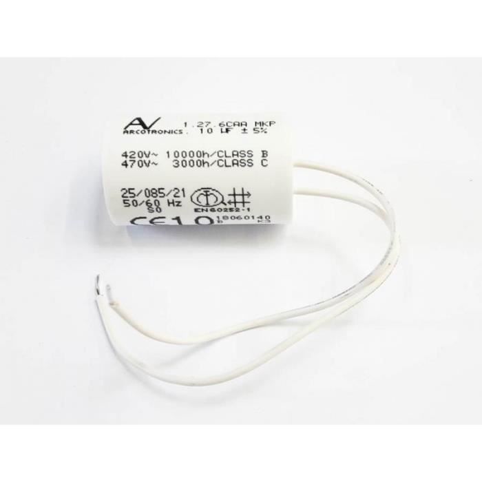Condensateur µF 10 avec câbles CAME 119RIR295