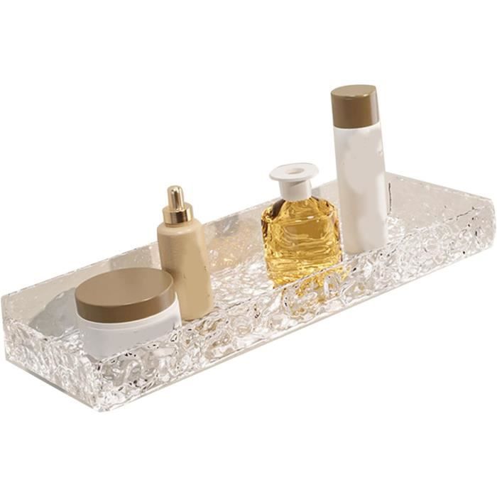 Étagère flottante en verre 80x20 cm 8 mm - Leroy Merlin