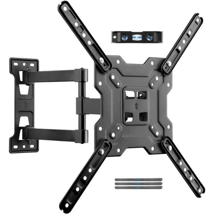 Support Inclinable Suptek Support Mural TV Inclinable pour Ecrans 23-55 Pouces LED LCD ...