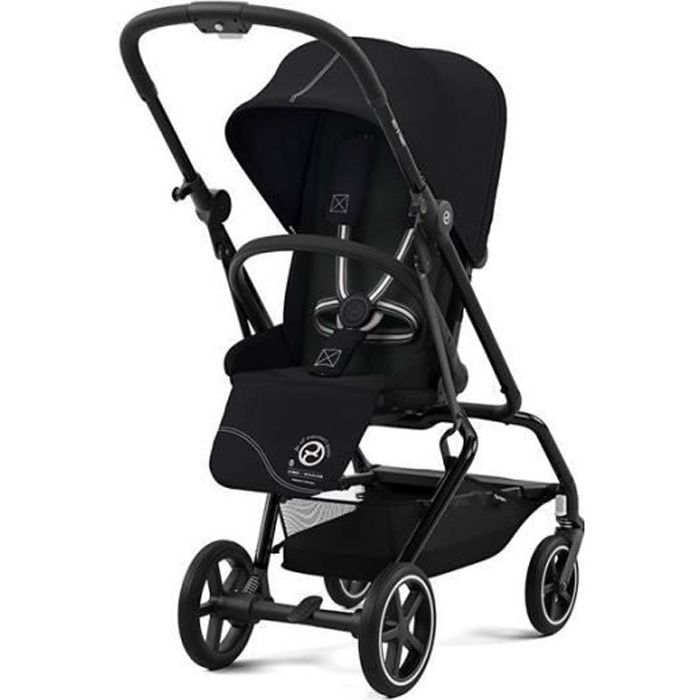 Poussette compacte Beezy - Moon Black - Made in Bébé