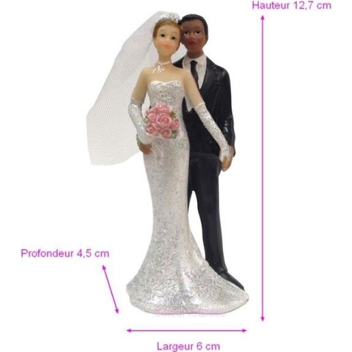 Figurine Mariage Couple Mixte