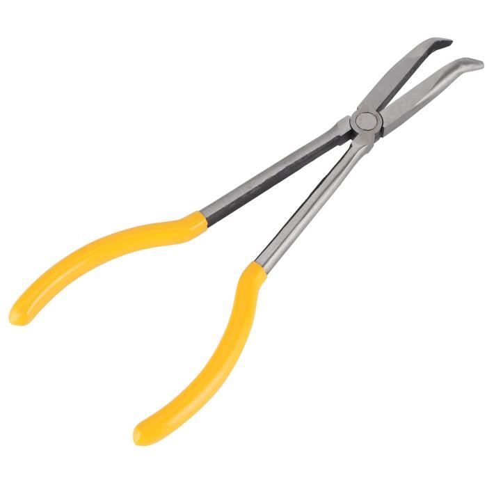 Pince à Bec Courbé URB - CIKONIELF - Poignée Prolongée 11 Pouces - Acier Outils - 45 Degrés
