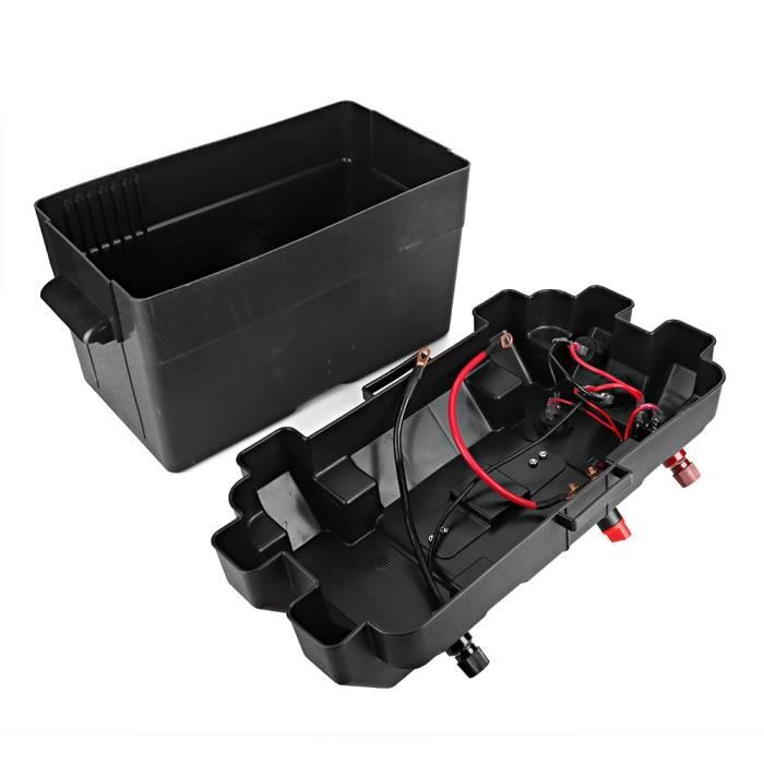Boîtier De Batterie Pour Moteur De Pêche à La Traîne – Port USB Et 12V – Compatible 24/27 Batteries