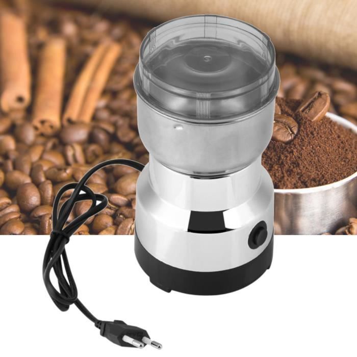 Moulin à café électrique en acier inoxydable 220V Fraiseuse de grain de café  - Cdiscount Electroménager