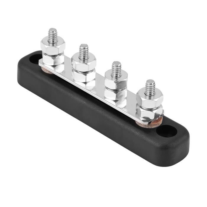 Bloc De Jonction 4 Goujons 100A - Pour Camion, Bateau, Camping-car - Tension 300V AC / 48V DC