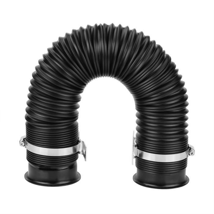 Tuyau D'admission D'air Froid Universel 3 Pouces (76 Mm) - Flexible Pour Moteur Voiture - Améliore Performances Et Réactivité
