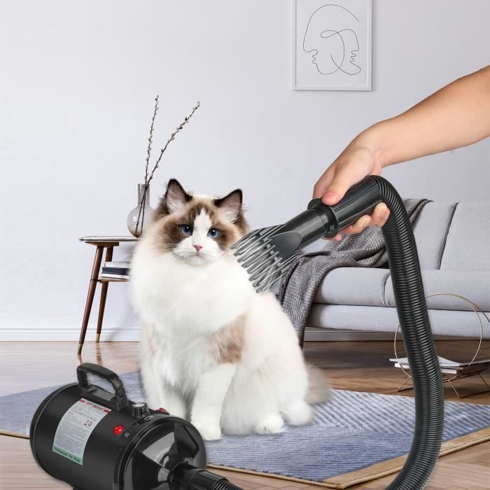 Comparer les prix de Séchoir-pulseur pour animaux de compagnie Homewell - noir