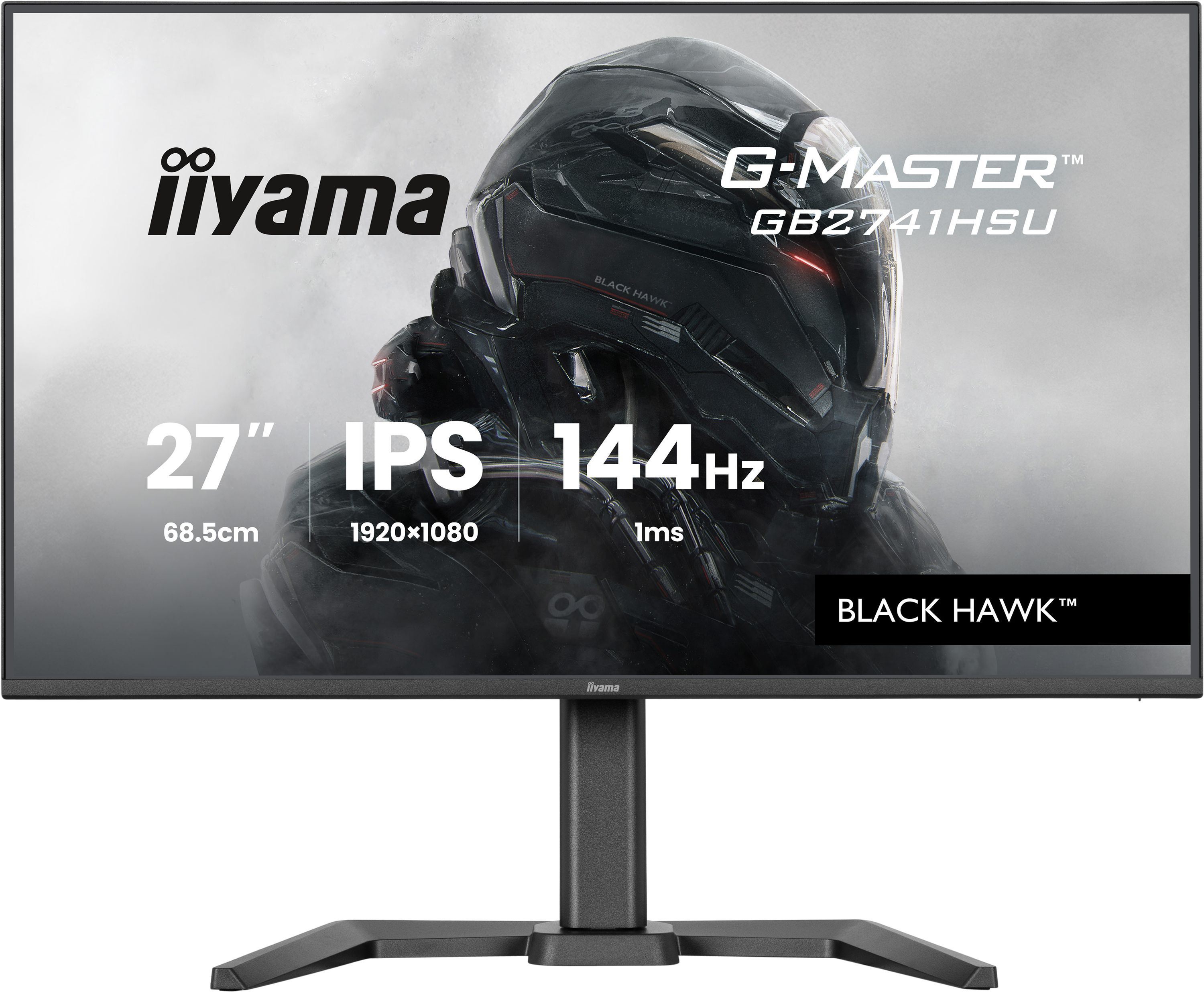 Ecran PC Gamer IIYAMA 27 144Hz Dalle IPS 1ms Réglable en hauteur G Master Hawk