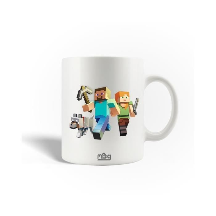 Tasse Minecraft Alex 3D En Céramique | 650 Ml | Produit Officiel - Cadeau Gamer Parfait