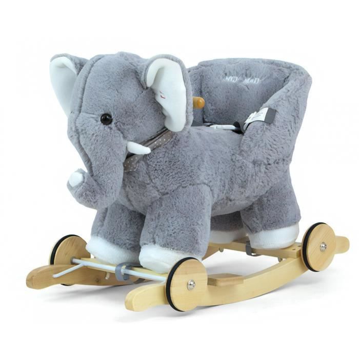 vidaXL Éléphant à bascule pour bébés