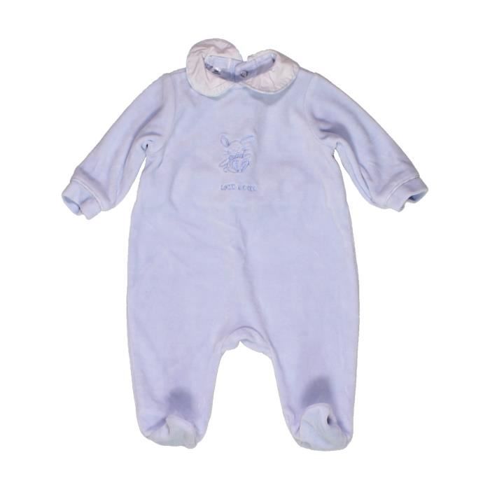 Pyjama 1 Piece Bebe Garcon Acanthe 3 Mois Gris Hiver Vetement Bebe Gris Gris Cdiscount Pret A Porter