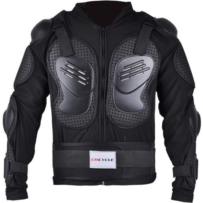 Combinaison de moto armure homme costume 2 pièces veste + pantalon ensemble  de vêtement protection complète du corps - Cdiscount Auto
