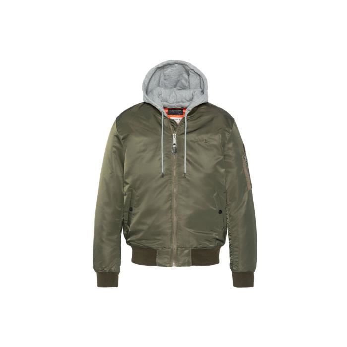 Bombers capuche homme outlet
