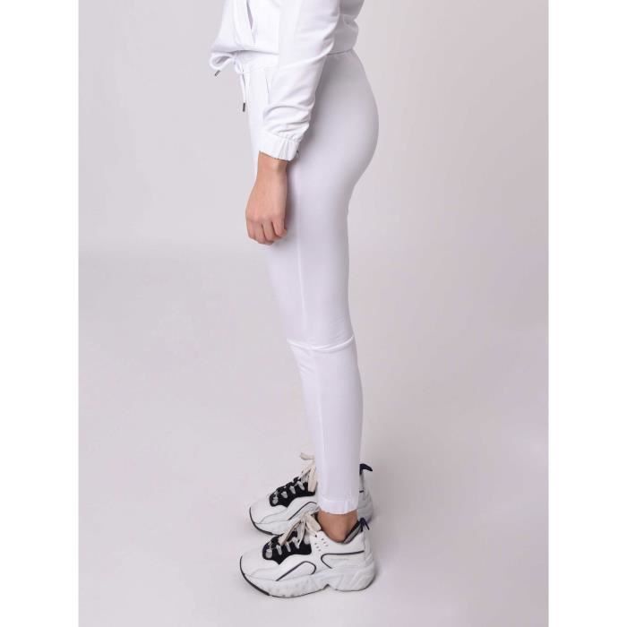 pantalon survetement blanc femme