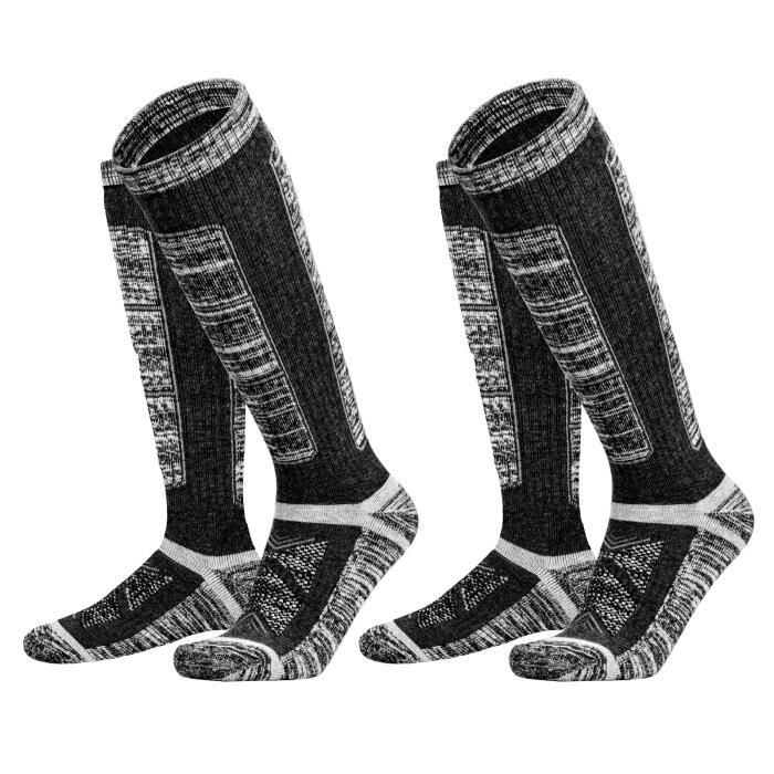 Chaussettes De Course à Pied En Laine Mérinos Run 900 - Noir - Kiprun