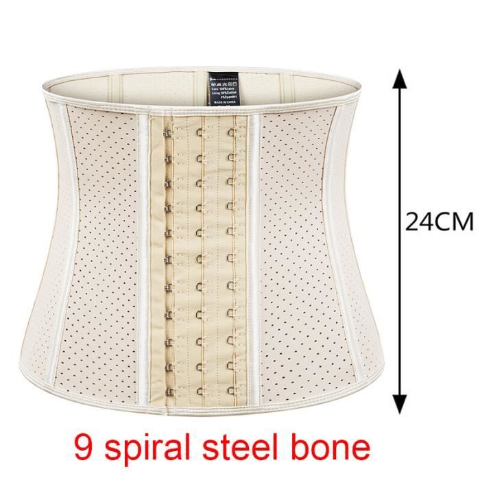 Shapewear Femme Ceinture Gainante Latex - Corset Amincissant Transpirant Pour Sport Et Quotidien
