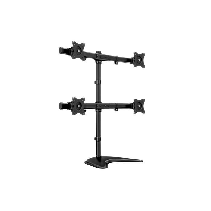 Support de bureau - Multibrackets - M Deskstand Basic Quad - 4 écrans ...