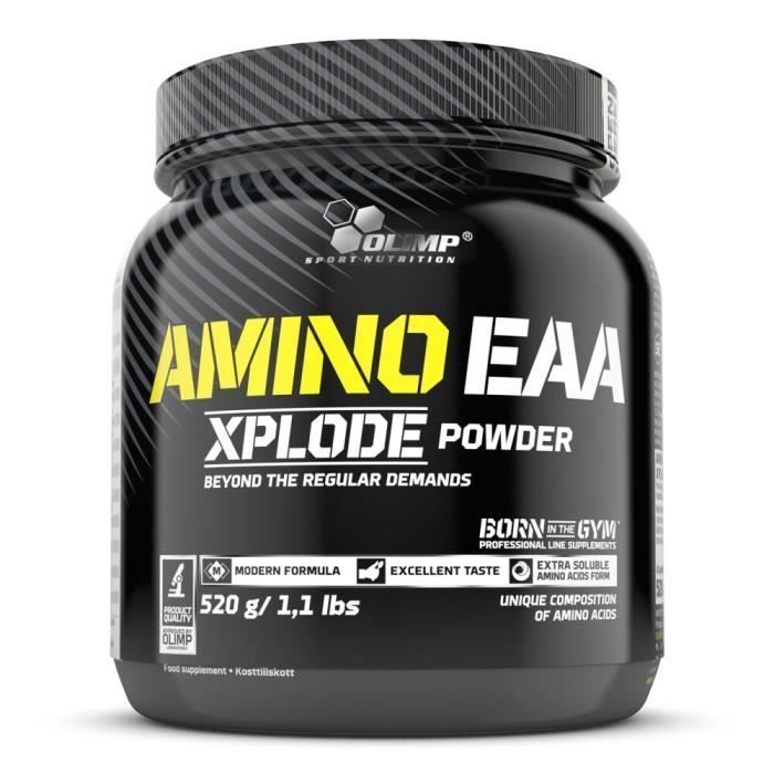OLIMP SPORT NUTRITION Olimp AMINO EAA Xplode 520g Punch aux fruits - Acides amin&eacute;s