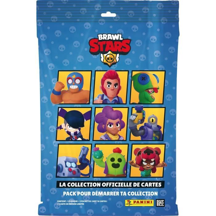Cartes à collectionner Panini Brawl Stars Starter pack 1 classeur avec 2 pochettes et 1 carte Édition Limitée - vue 3