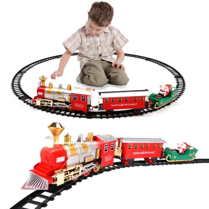 Train Électrique Pour Enfants - Connexion Magnétique - Circuit Train Electrique Pour Garçons Et Filles De 3 à 8 Ans - Jeux - Jouets