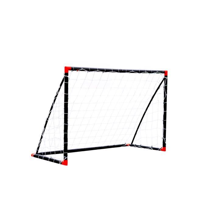 But de foot enfant 1 8 x 1 2 m Noir et rouge Cdiscount Sport
