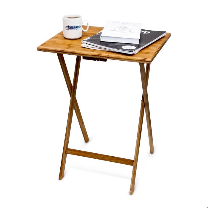 Table D'appoint En Bois De Cèdre – 60x34x49,5 Cm, Style Rustique – Pour Salon Ou Chambre