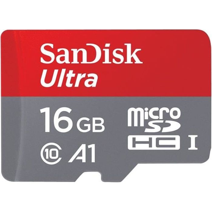 SanDisk Ultra microSDHC Memory Card + SD Adapter with A1 App Performance Up to 98 MB/ Class 10 U1 - vue 3