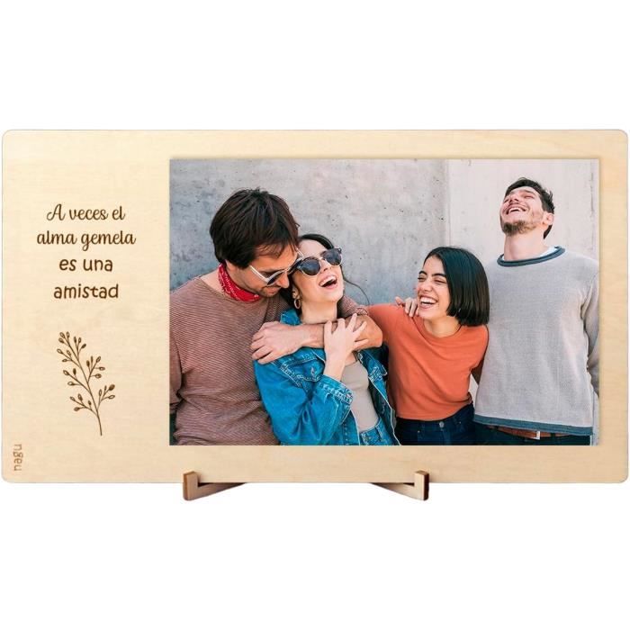 Cadre Photo En Bois Avec Phrases Originales Pour Faire Un Joli Cadeau ...