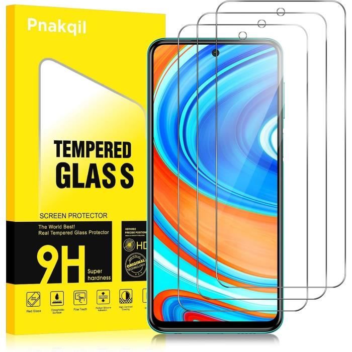 note 9 pro/trempé premium film protecteur d'écran,ultra clair