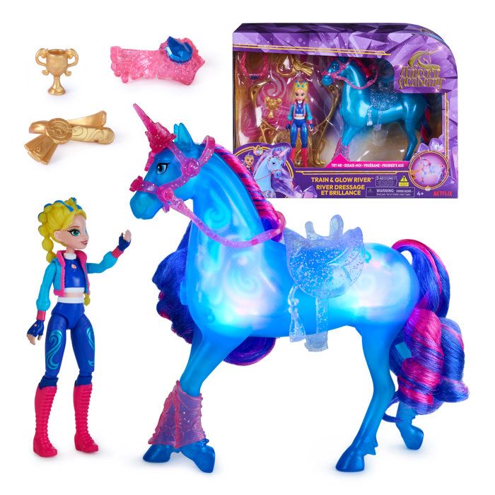 Playset Interactif River et Isabel LEcole des Licornes - Licorne Lumineuse - SPIN MASTER - A partir de 4 ans