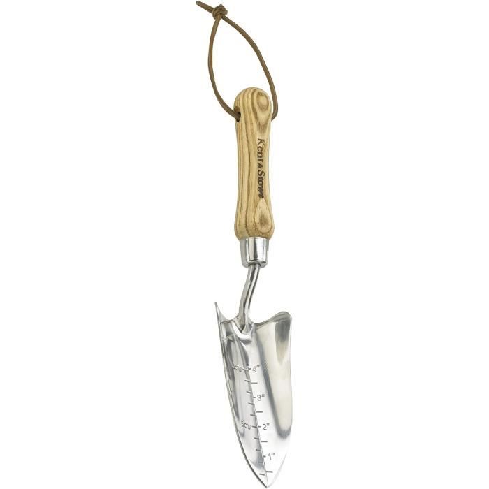 Fourche à Main Kent And Stowe En Acier Inoxydable FSC-100 - Poignée Bois Frêne - Taille Midi - Garantie 15 Ans