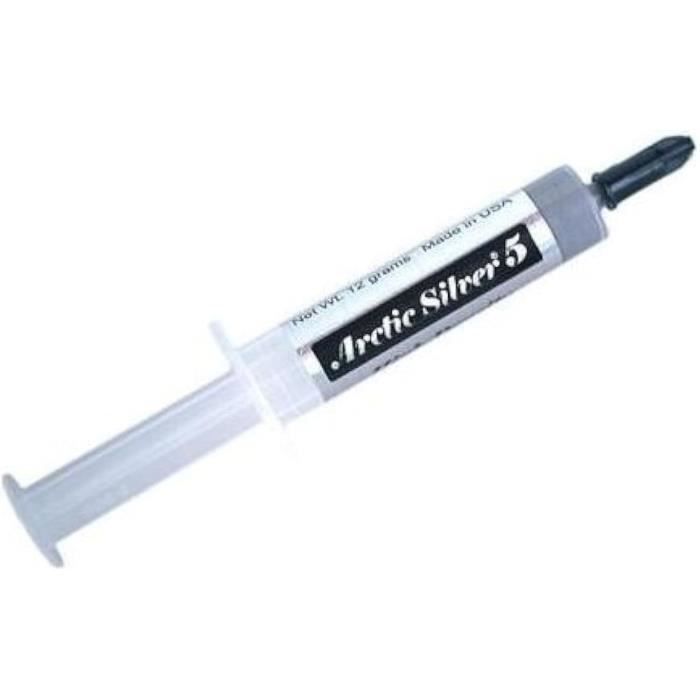 Pâte Thermique Argentée Pour CPU - Seringue De 3 Grammes, Neuve, Marque Générique