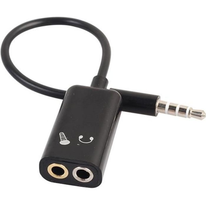 Adaptateur Type-C Vers Jack 3,5 Mm - Câble Audio Pour Smartphone Galaxy IPhone Tablette