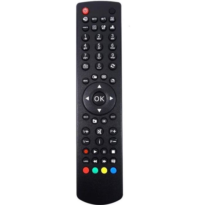 Télécommande Générique Pour Téléviseurs TECHWOOD VL47TV20112, VLED19TV1201, Etc. - Neuf