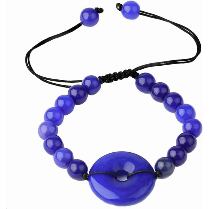 Bracelet Femme Pierre Naturelle Et Tourmaline - Perles D'Eau Douce Plaqué Or 18k - Cadeau Anniversaire, Noël, Maman - Taille 16cm + 3cm - 3