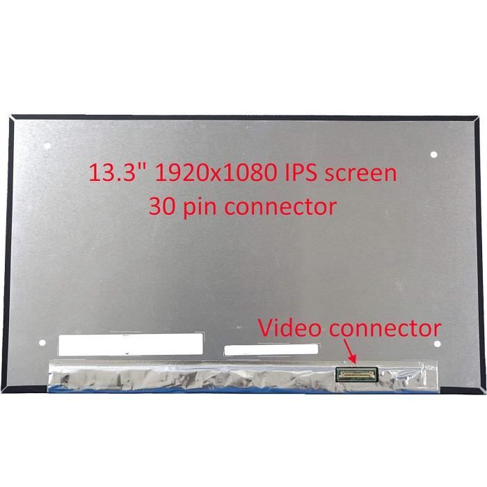 Écran LCD Portable Compatible B133HAN06.8 HW:0A - 13.3" FHD IPS - 30 Broches - Neuf - Garantie 3 Mois