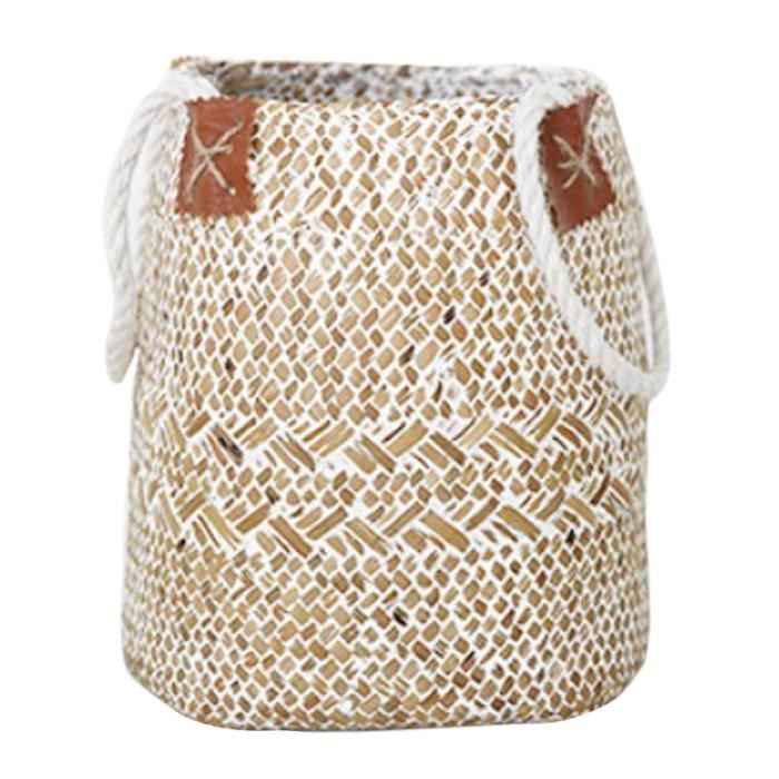 Vase Tressé YAADU Naturel - Décoration Bohème Pour Herbe De Pampa Et Fleurs Séchées
