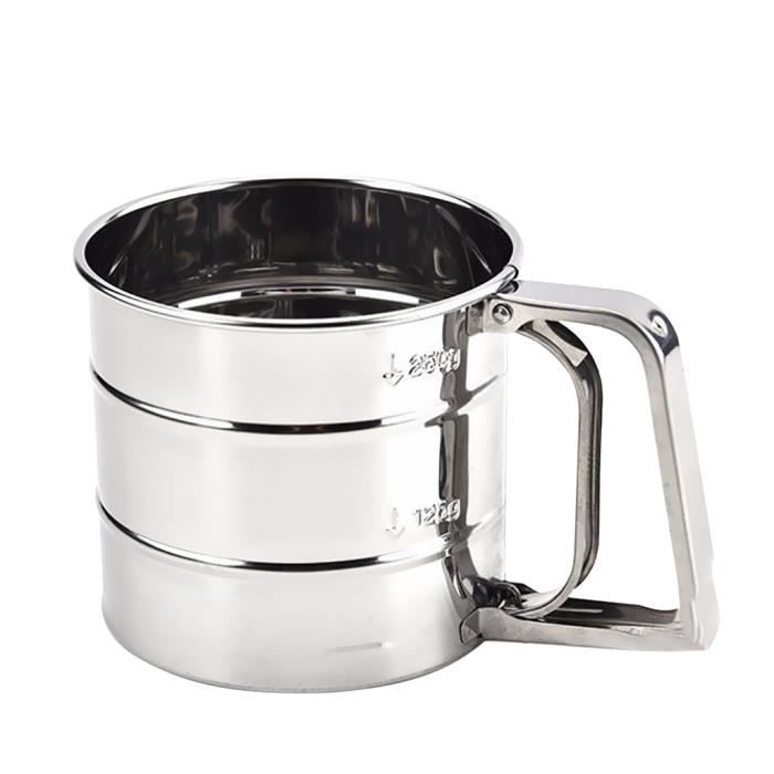 Tamis à Farine En Acier Inoxydable 30cm - Maille Fine 60 Pour Pâtisserie Parfaite