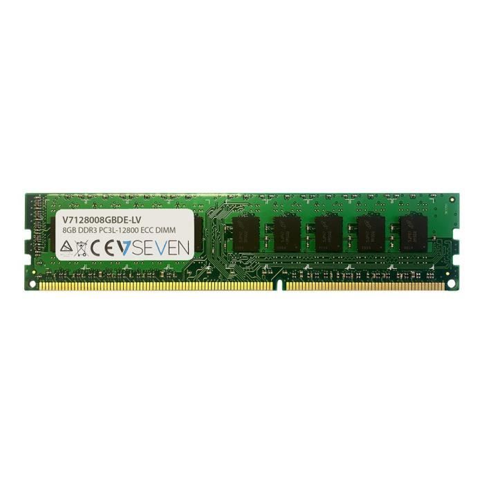 V7 Module de RAM - 8 Go (1 x 8 Go) - DDR3-1600/PC3L-12800 DDR3 SDRAM - CL11 - 1,35 V - Non-ECC - Non bufferisé - 240 Aiguilles