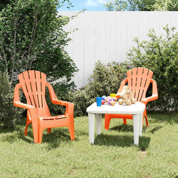 vidaXL Chaises de jardin pour enfants Lot de 2 - vue 3