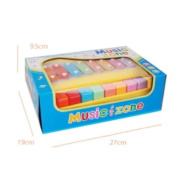 Mini Piano Xylophone Jouet 8 Clés Instruments de Musique Piano Jouet