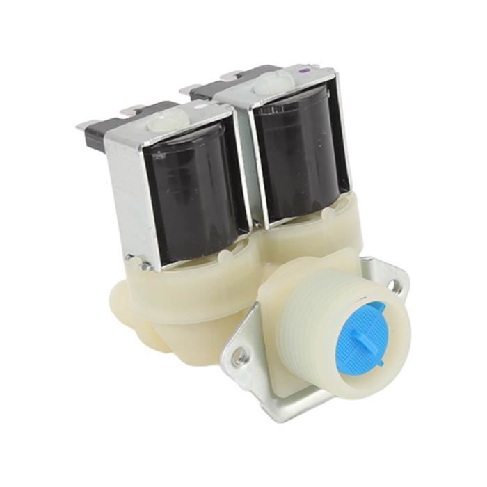 Électrovanne D’entrée D’eau 220-240V 4 Broches Pour Lave-linge : Pièce De Rechange Double Tubes, Facile à Installer - 2