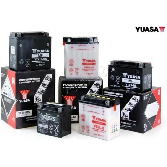 Batterie YUASA Yumicron YB4L-B avec pack acide